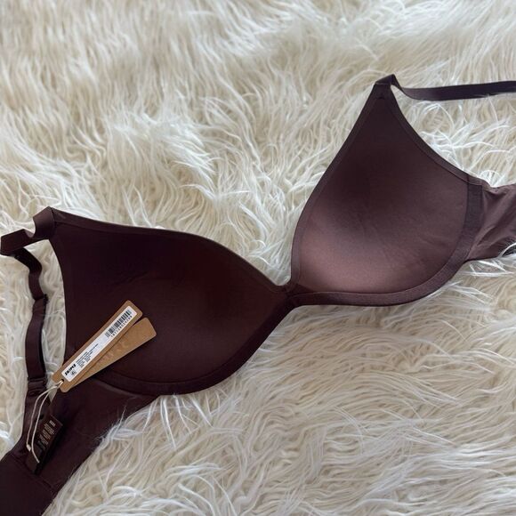 Skims Wireless Super Push up Bra Cocoa Size 32DD - Picture 6 of 8